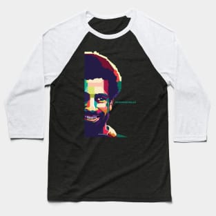 Mohamed Salah Pop Art Baseball T-Shirt